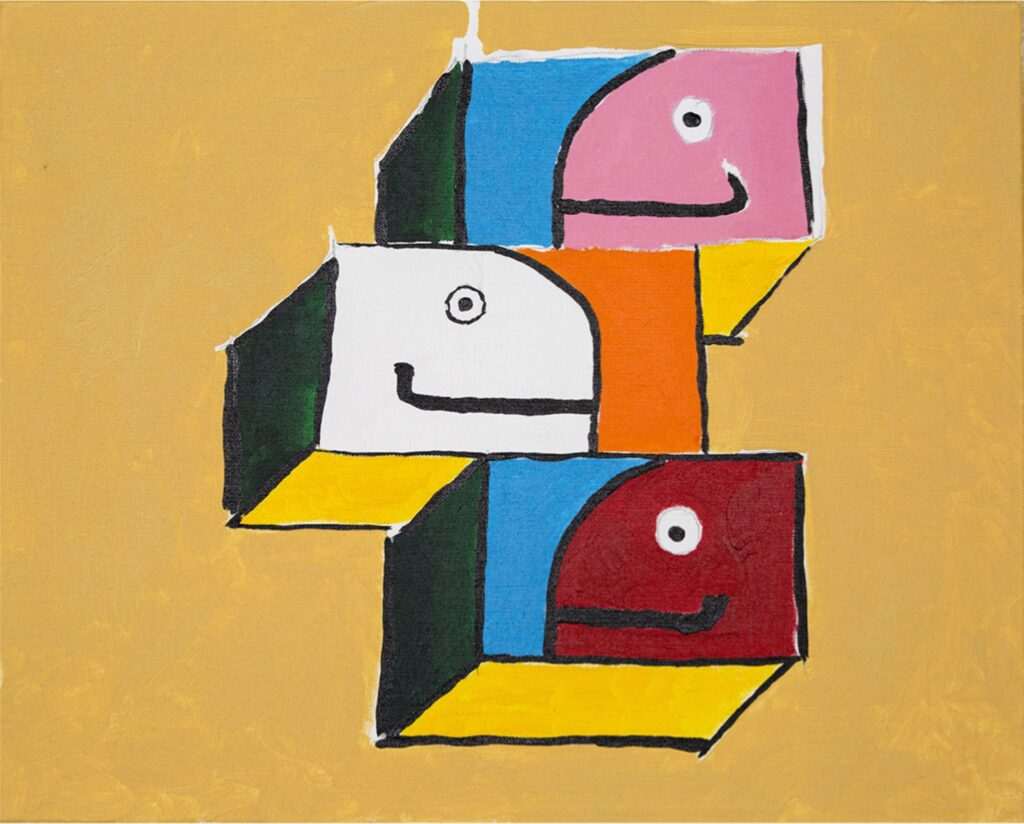 Mark Gonzales. the lego building, 2017
